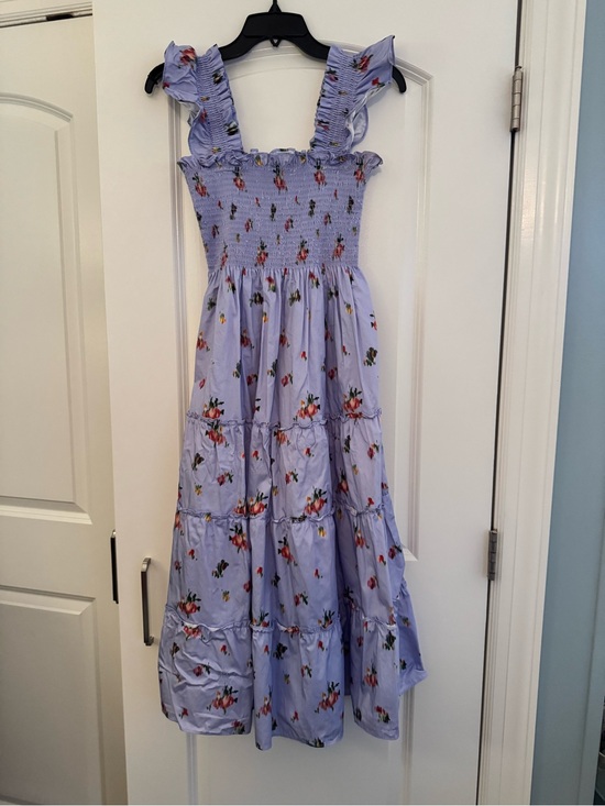 Hill House Dresses & Skirts - Hill House Lilac Floral Smocked Midi Dress